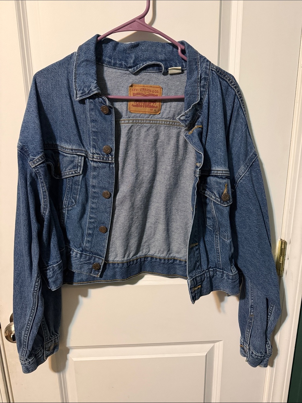 Levi's Cropped Women’s Blue Denim Jacket